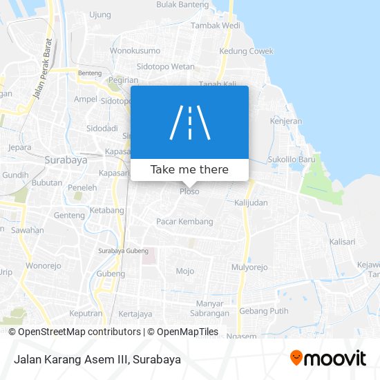Jalan Karang Asem III map