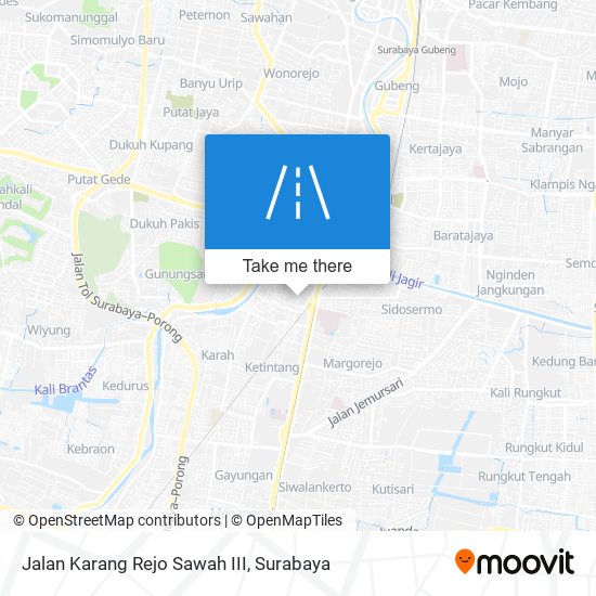 Jalan Karang Rejo Sawah III map