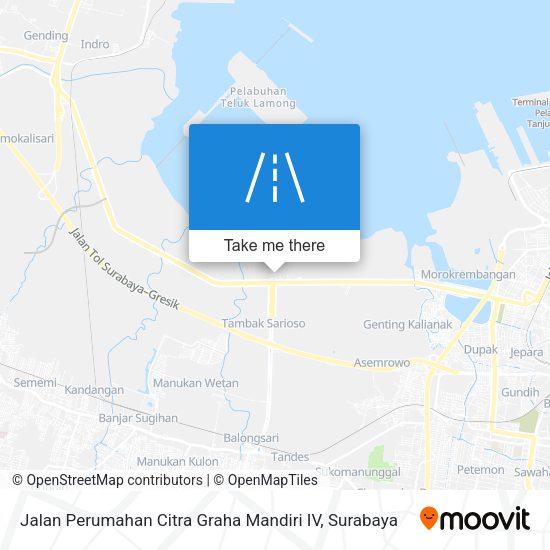 Jalan Perumahan Citra Graha Mandiri IV map