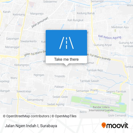 Jalan Ngen Indah I map