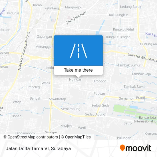 Jalan Delta Tama VI map