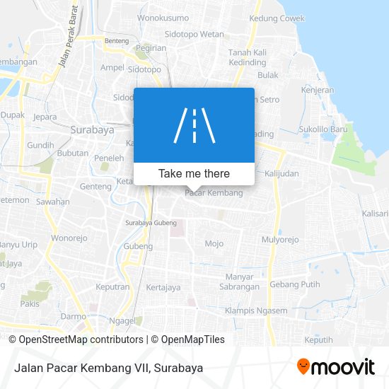 Jalan Pacar Kembang VII map