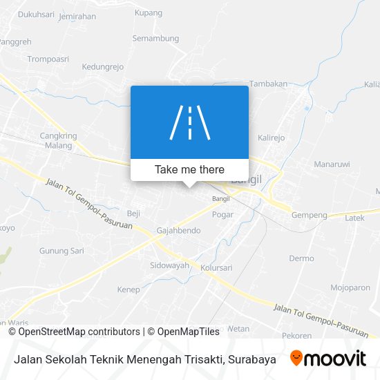 Jalan Sekolah Teknik Menengah Trisakti map