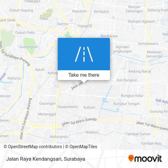Jalan Raya Kendangsari map