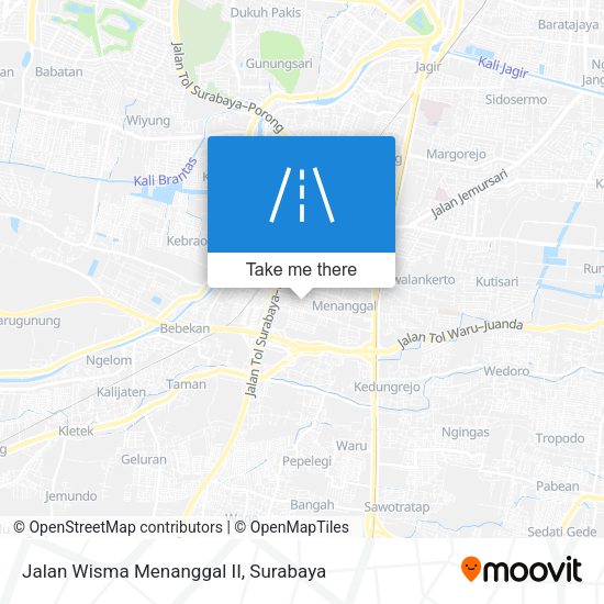 Jalan Wisma Menanggal II map