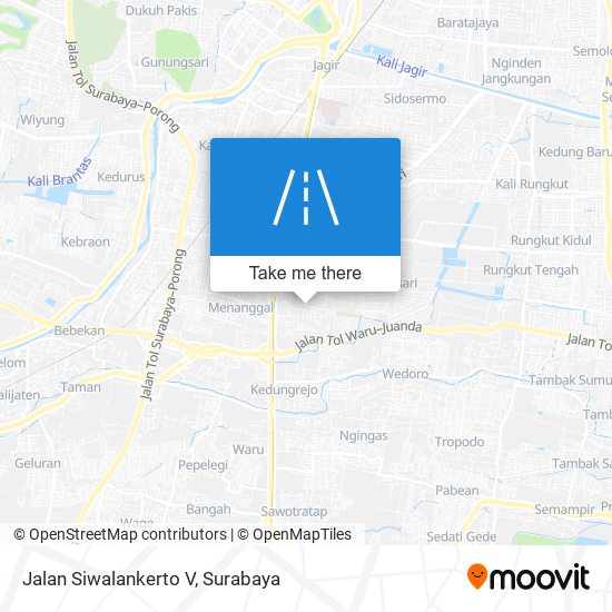 Jalan Siwalankerto V map