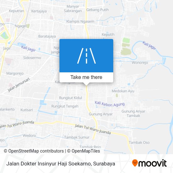 Jalan Dokter Insinyur Haji Soekarno map