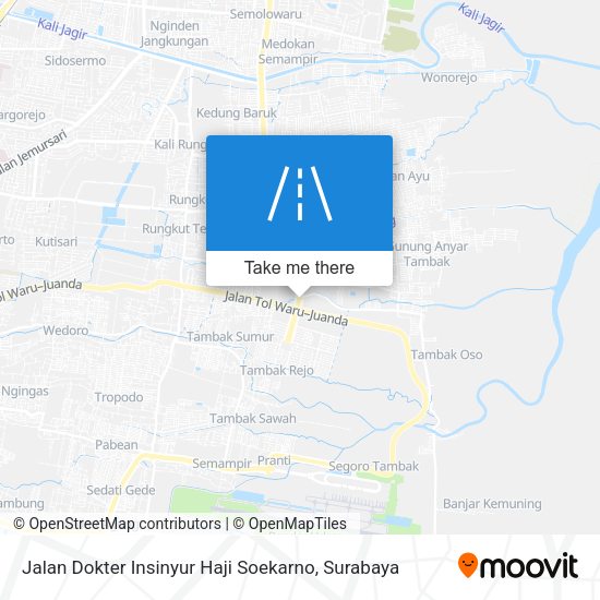 Jalan Dokter Insinyur Haji Soekarno map