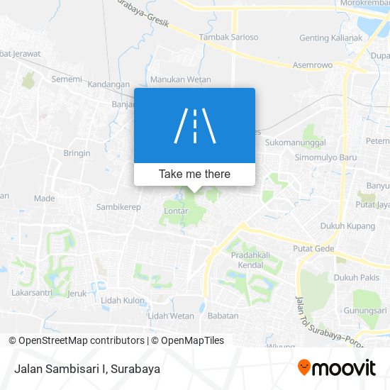 Jalan Sambisari I map