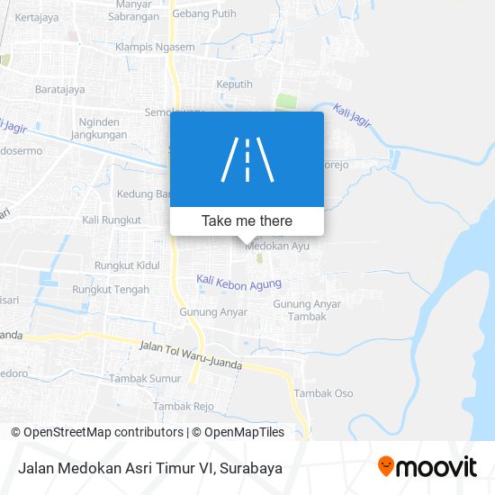 Jalan Medokan Asri Timur VI map