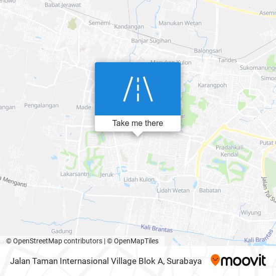 Jalan Taman Internasional Village Blok A map