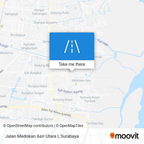 Jalan Medokan Asri Utara I map