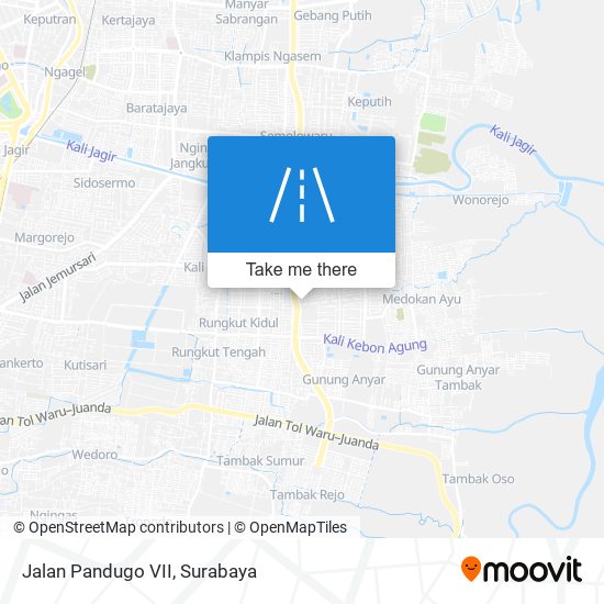 Jalan Pandugo VII map
