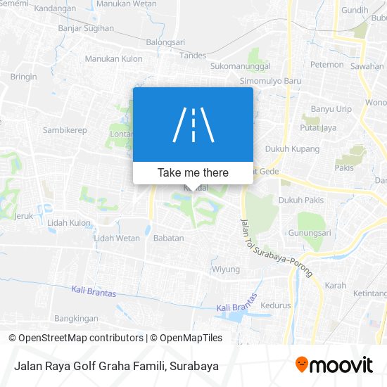 Jalan Raya Golf Graha Famili map