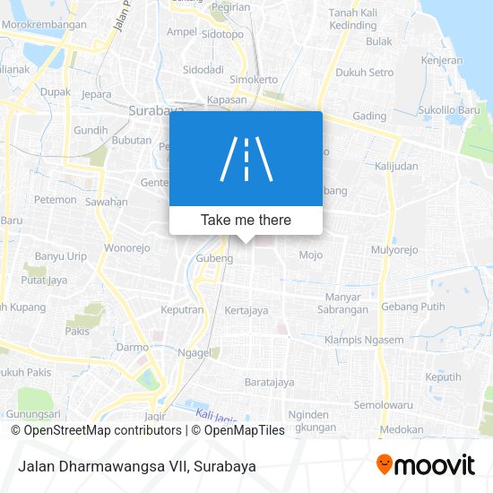 Jalan Dharmawangsa VII map