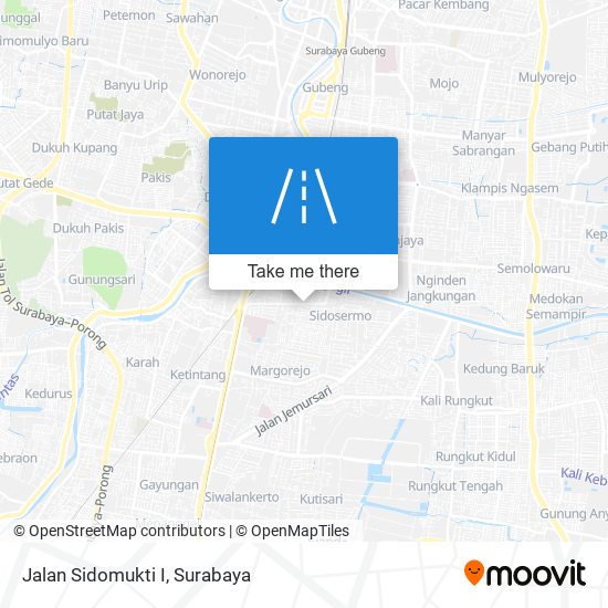 Jalan Sidomukti I map