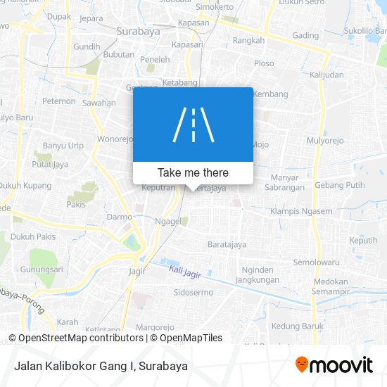 Jalan Kalibokor Gang I map
