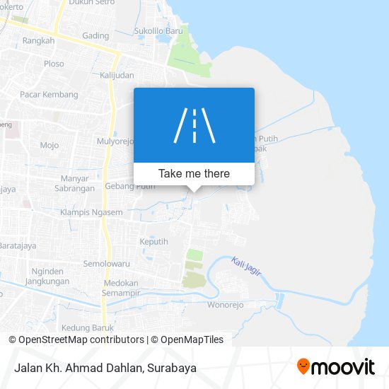 Jalan Kh. Ahmad Dahlan map