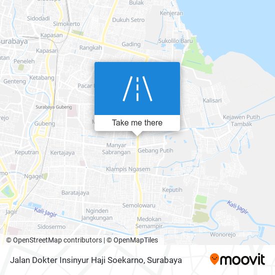 Jalan Dokter Insinyur Haji Soekarno map