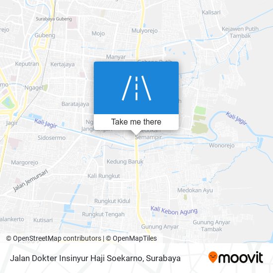 Jalan Dokter Insinyur Haji Soekarno map