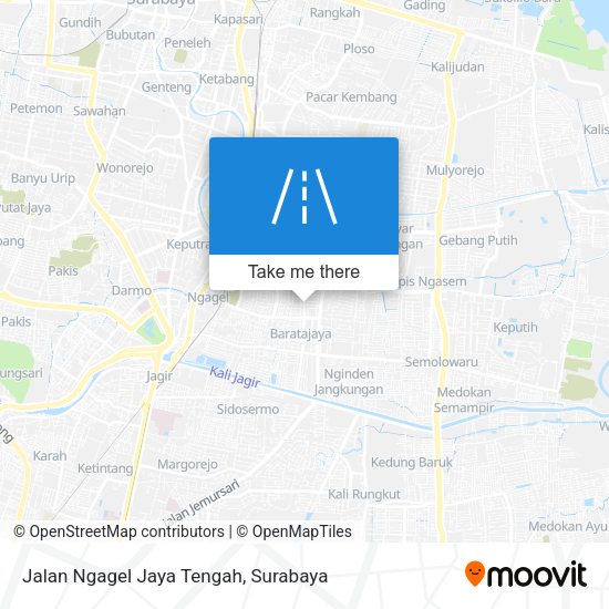 Jalan Ngagel Jaya Tengah map