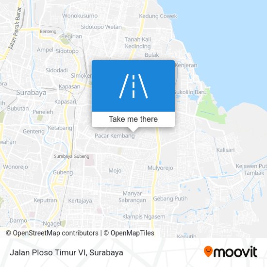 Jalan Ploso Timur VI map
