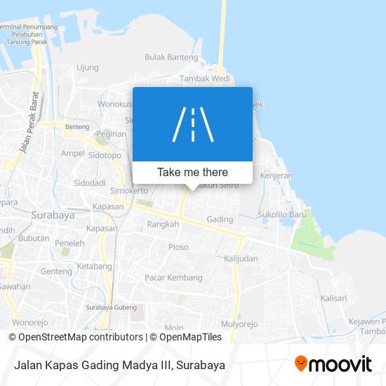 Jalan Kapas Gading Madya III map