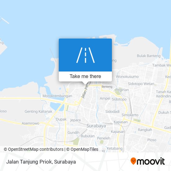 Jalan Tanjung Priok map