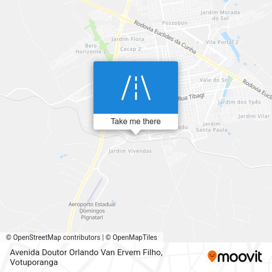 Avenida Doutor Orlando Van Ervem Filho map