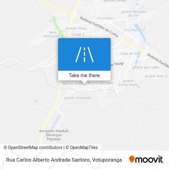Rua Carlos Alberto Andrade Santoro map