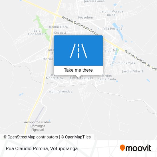 Rua Claudio Pereira map