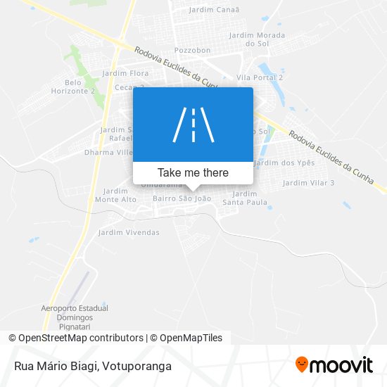 Mapa Rua Mário Biagi