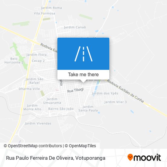 Mapa Rua Paulo Ferreira De Oliveira