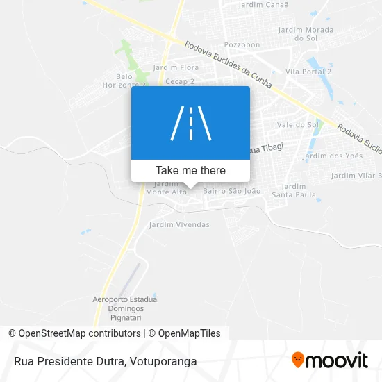 Rua Presidente Dutra map