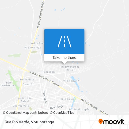 Mapa Rua Rio Verde