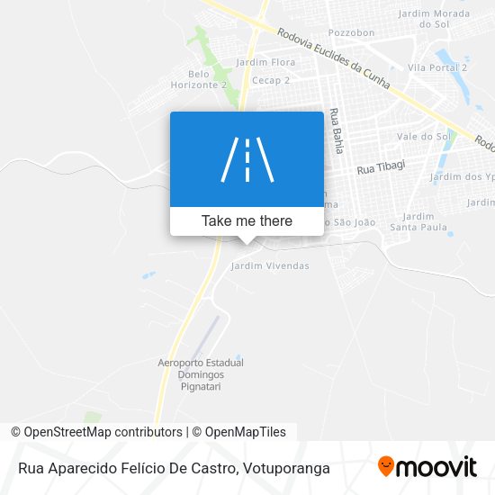 Rua Aparecido Felício De Castro map