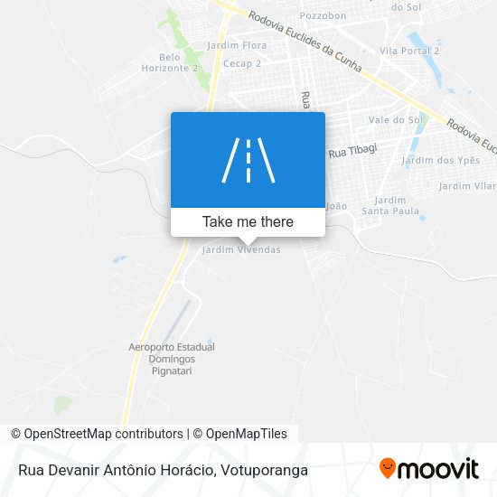 Rua Devanir Antônio Horácio map