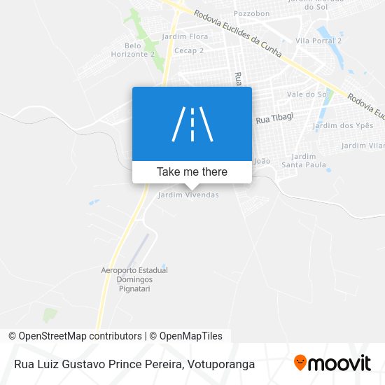 Rua Luiz Gustavo Prince Pereira map