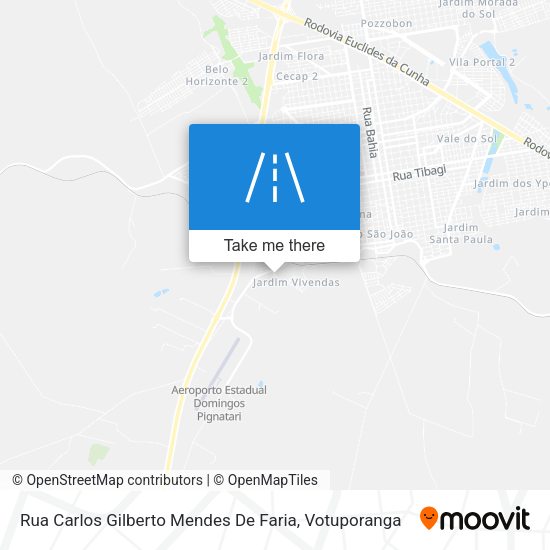 Rua Carlos Gilberto Mendes De Faria map