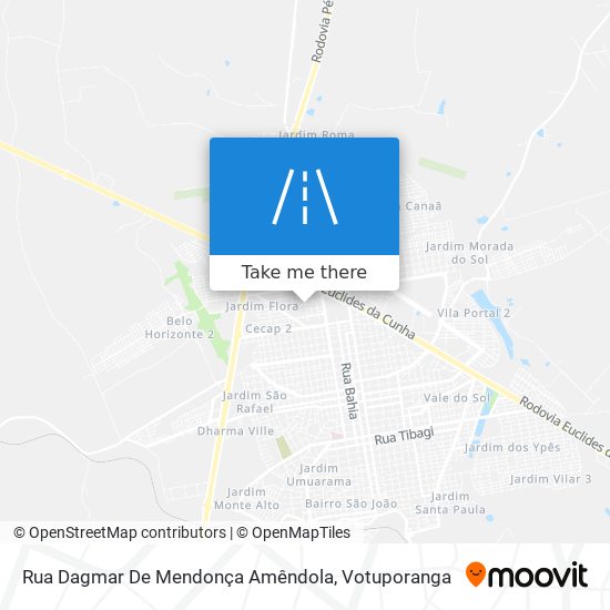 Rua Dagmar De Mendonça Amêndola map