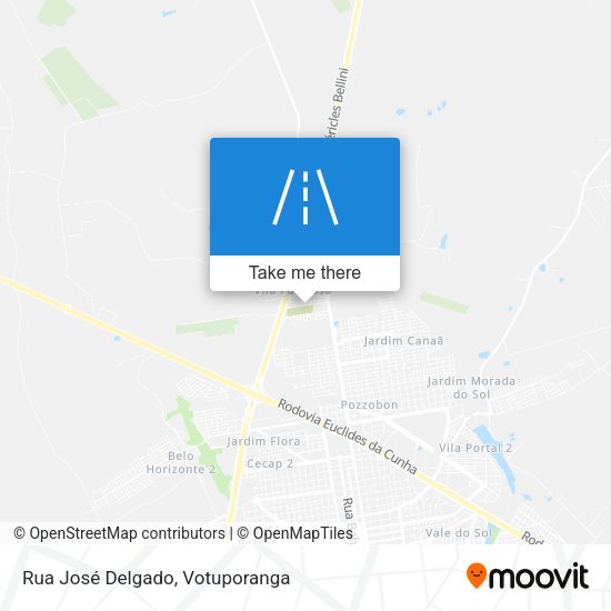 Rua José Delgado map