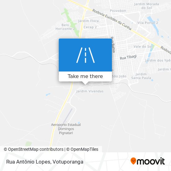 Rua Antônio Lopes map