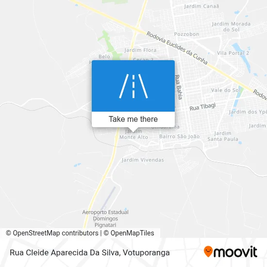 Rua Cleide Aparecida Da Silva map