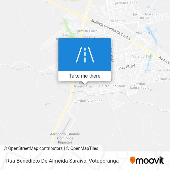Rua Benedicto De Almeida Saraiva map