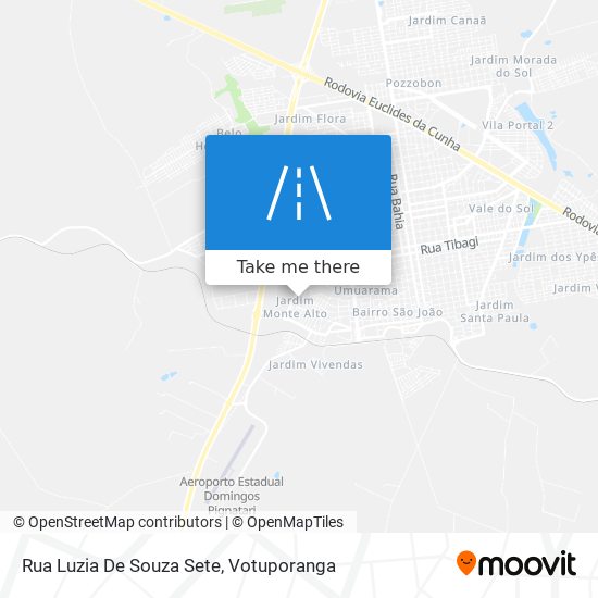 Rua Luzia De Souza Sete map