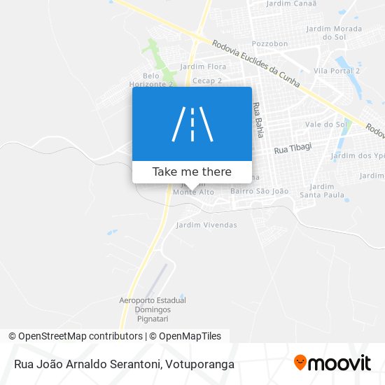 Rua João Arnaldo Serantoni map