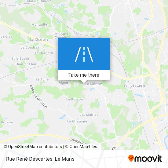 Rue René Descartes map