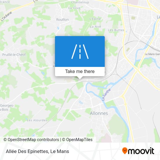 Allée Des Epinettes map