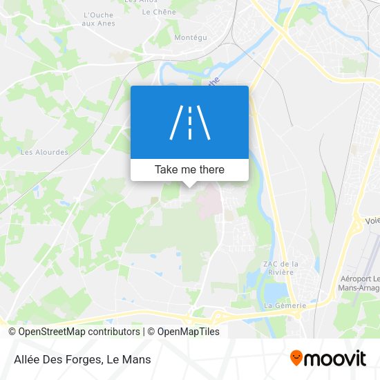 Allée Des Forges map