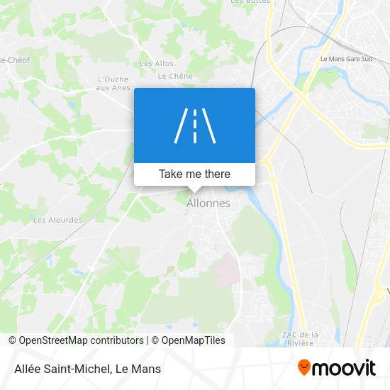 Allée Saint-Michel map